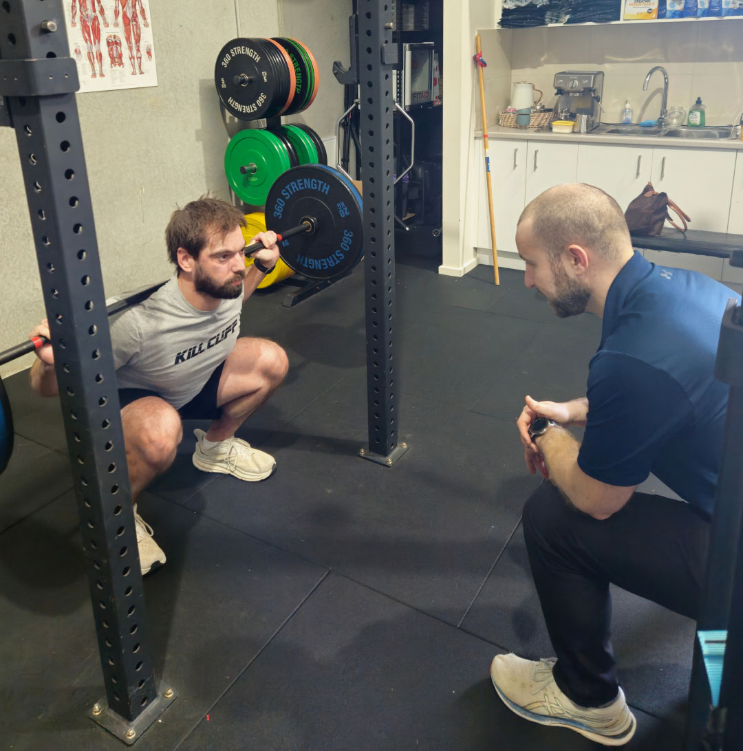 physio guided squats