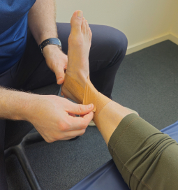 physio taping ankle